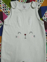 White fleece bunny body suit | Kids | Baby (0-12 months) | Preloved