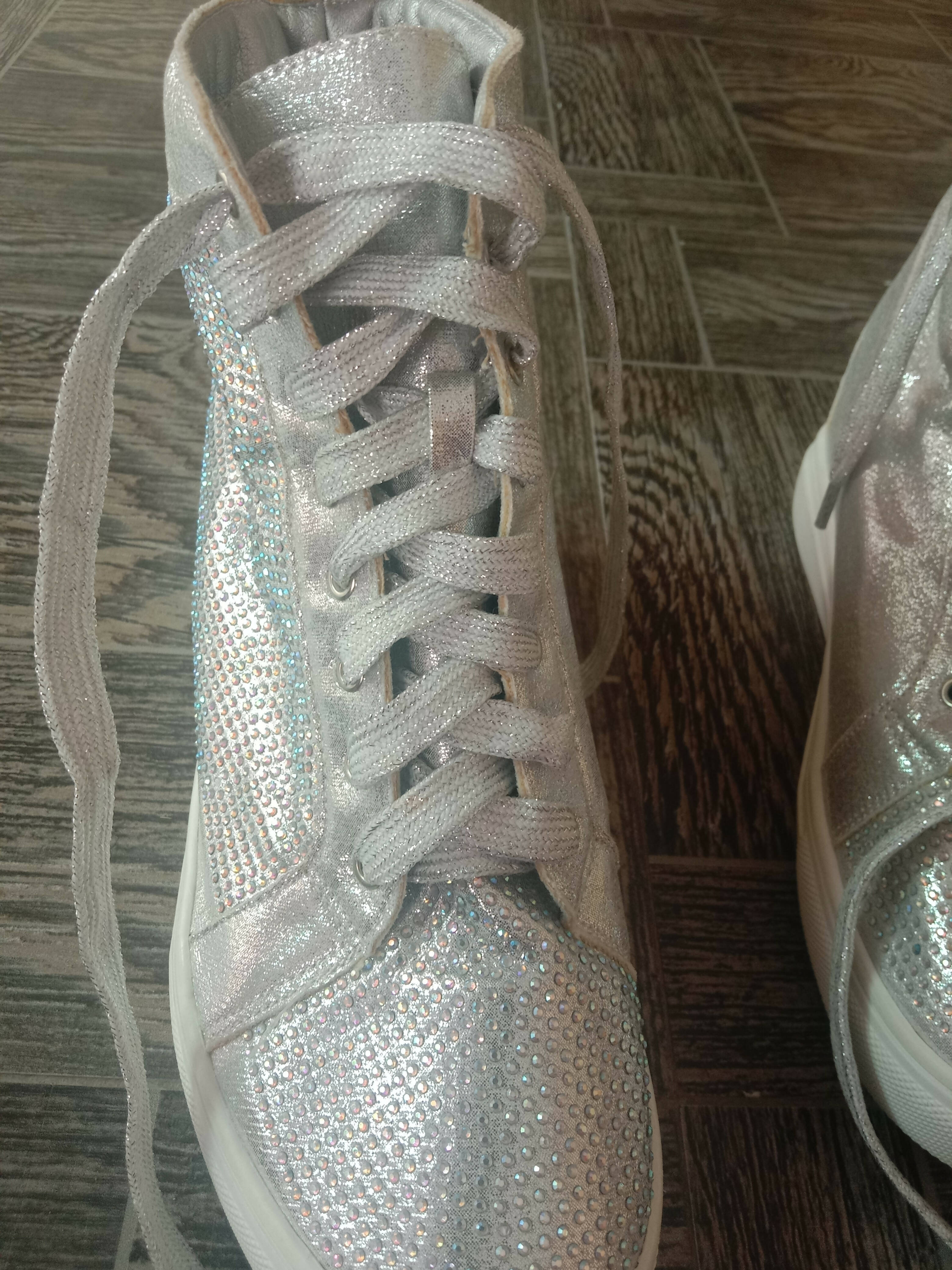 LaSheelah | Shimmery Shiny Rhinestone boots | Women Shoes | Size: 7 | Brand New with Tags