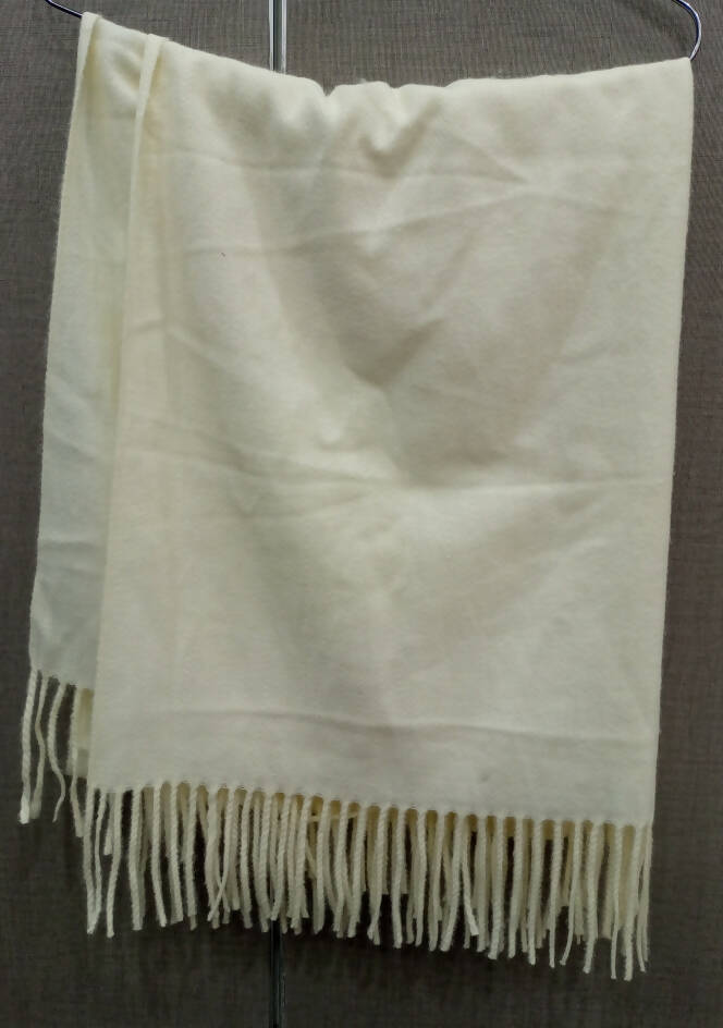 Beechtree | Woolen Shawl - Beige | Women Accessories | Worn Once