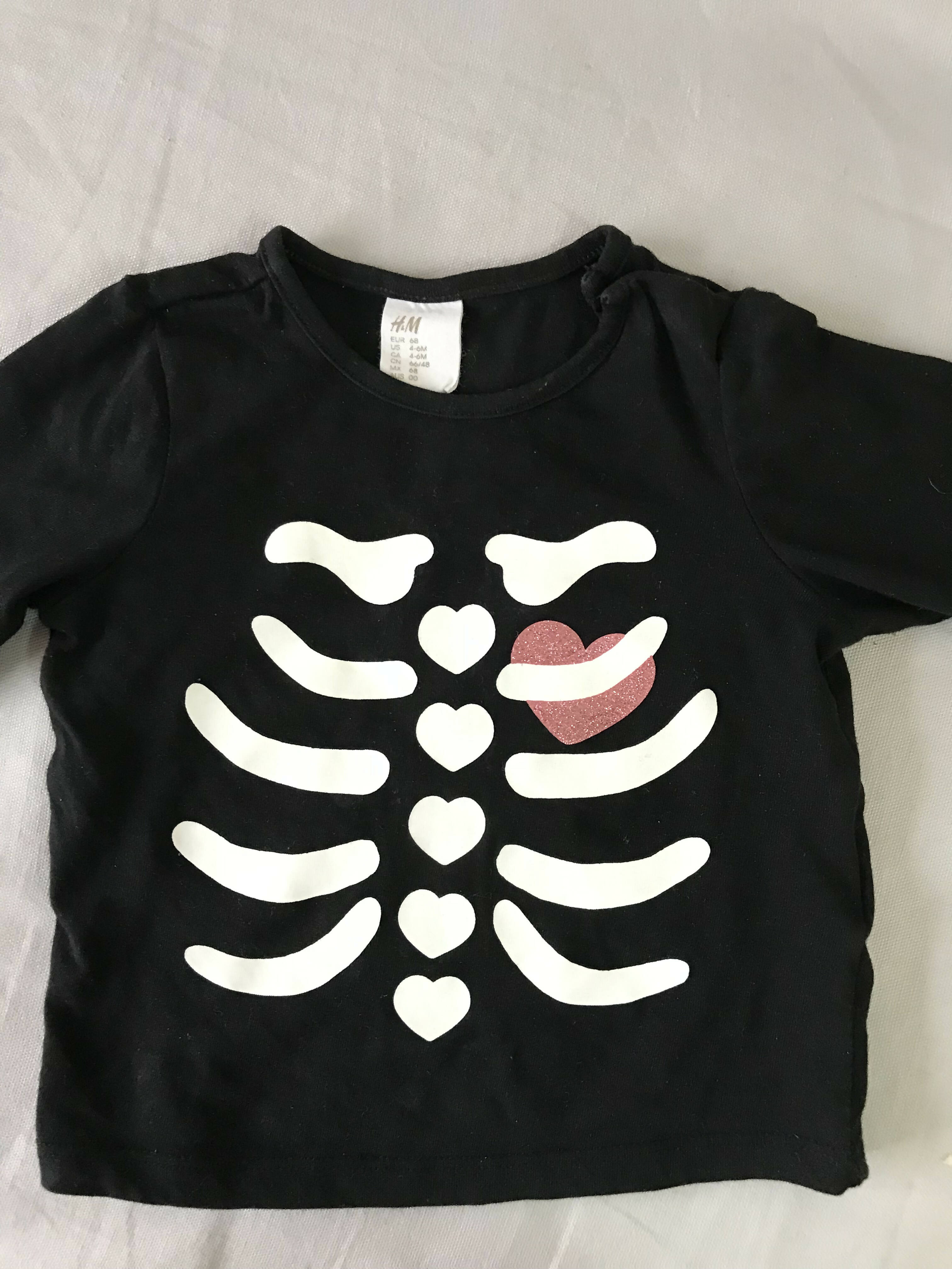 H & M | Baby Shirts Pack of 2 ( For 4-6 Months Old ) | Baby Tops & Shirts | Worn Once