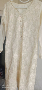 Tawakal | Branded Straight Embroidered Kurta | Women Branded Kurta | Large | Preloved