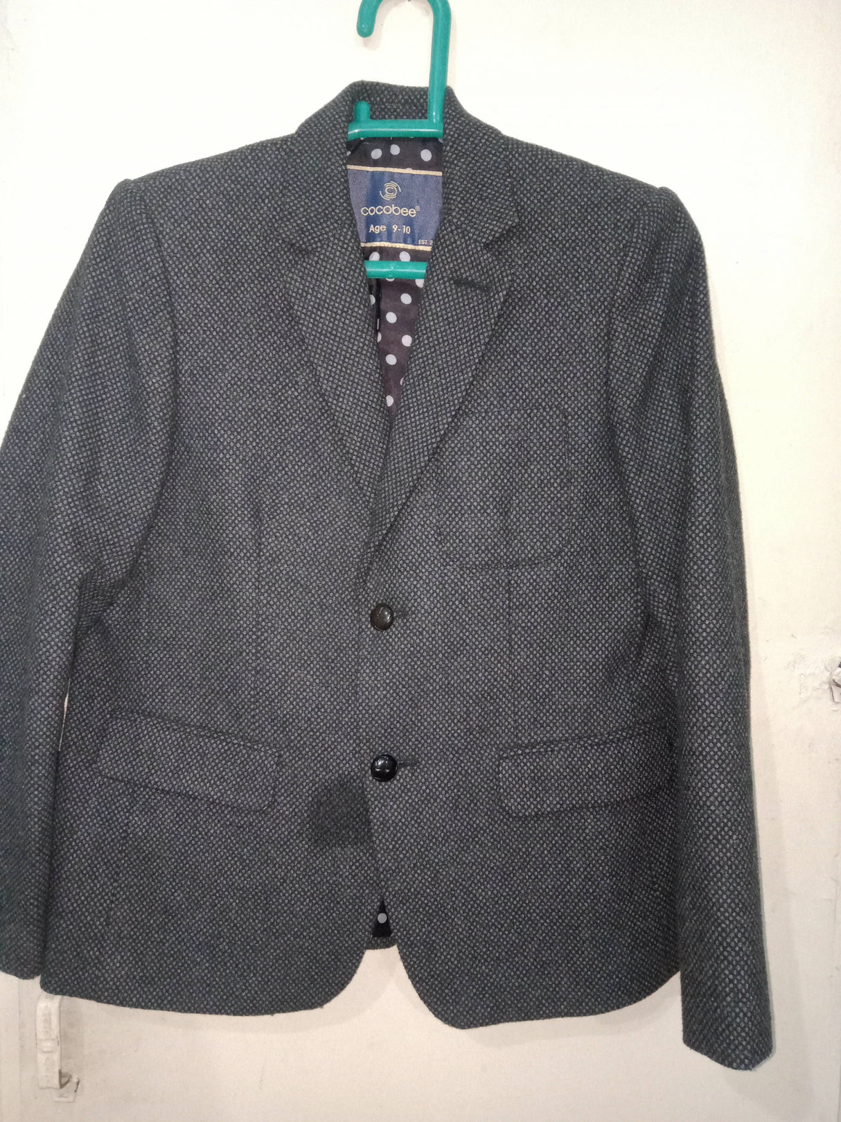 Edenrobe | Black formal coat | Kids | Boys Tops & Shirts | 9-10 Year | Preloved