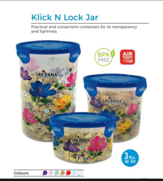 3 Pcs Air Tight Royal Jar Set Price in Pakistan (M014649) - 2023 Designs,  Reviews & Videos