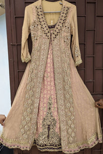 Pink Walima Dress with Dupatta | Women Bridals | Preloved