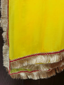 Yellow Hand Embroided Suit | Women Locally Made Formals | Large | Worn Once