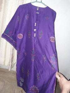 Ethnic | Purple Kurta (Size: S ) | Women Branded Kurta | Preloved