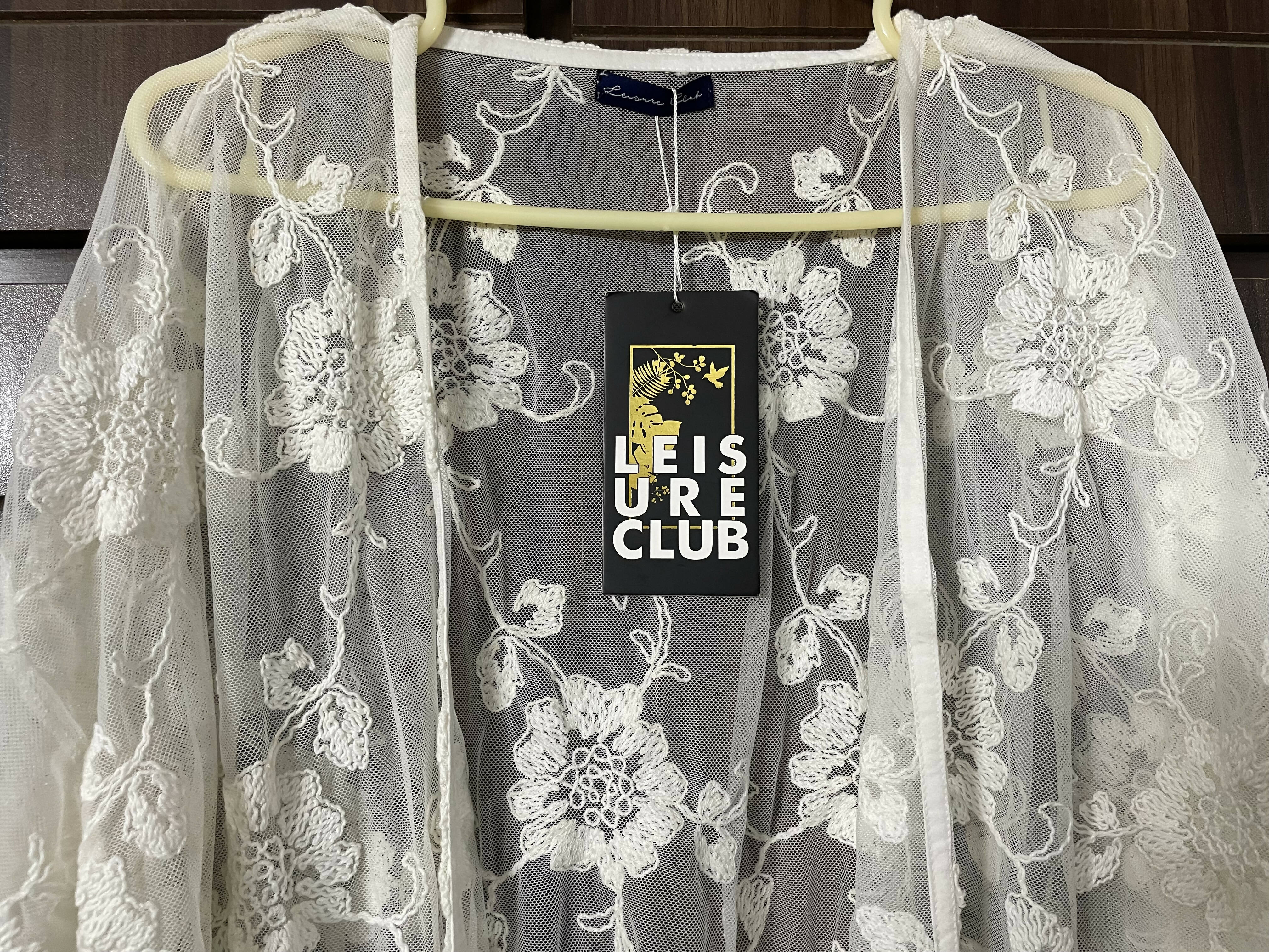 Liesure club | White Top Net | Women Top & Shirts | Brand New