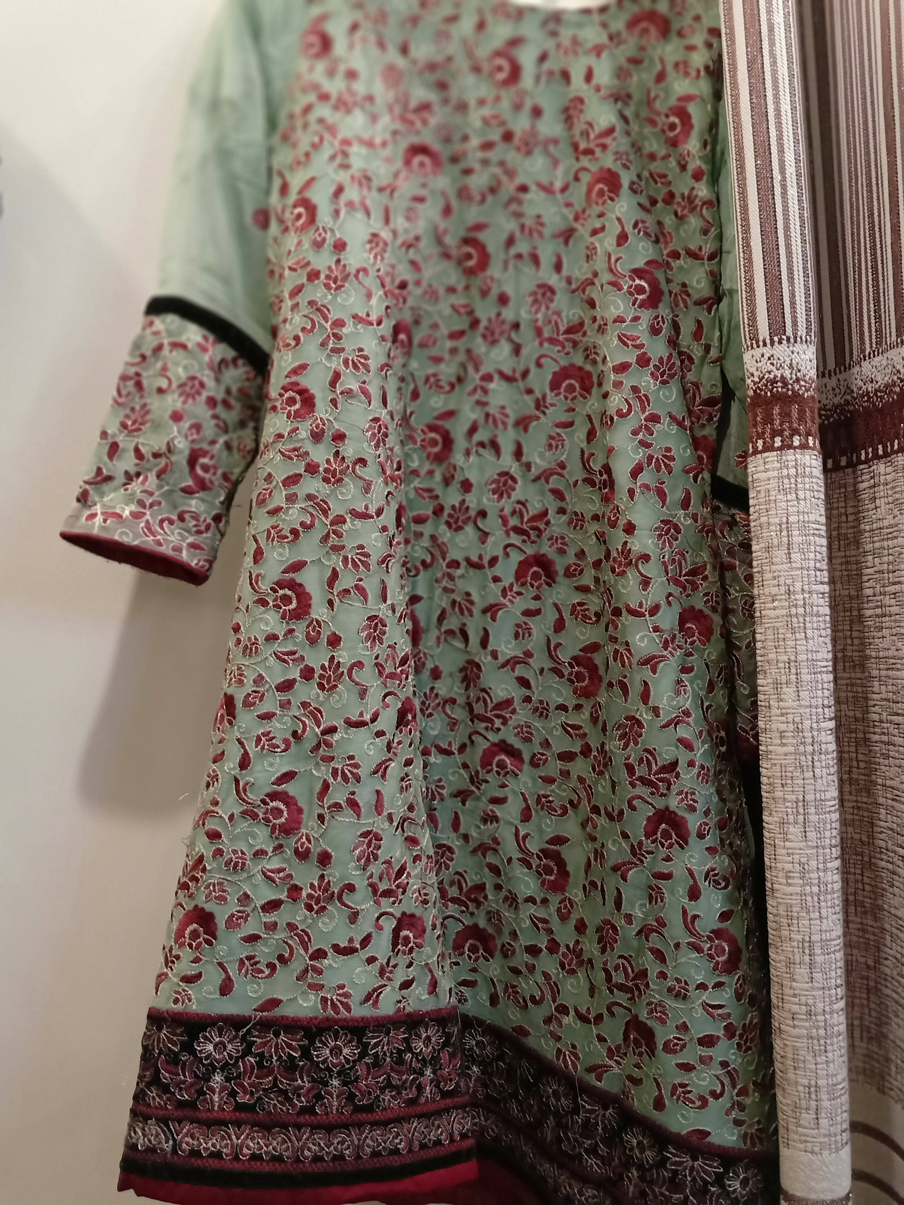 Chiffon Suit | Women Locally Made Formals | Small | Worn Once