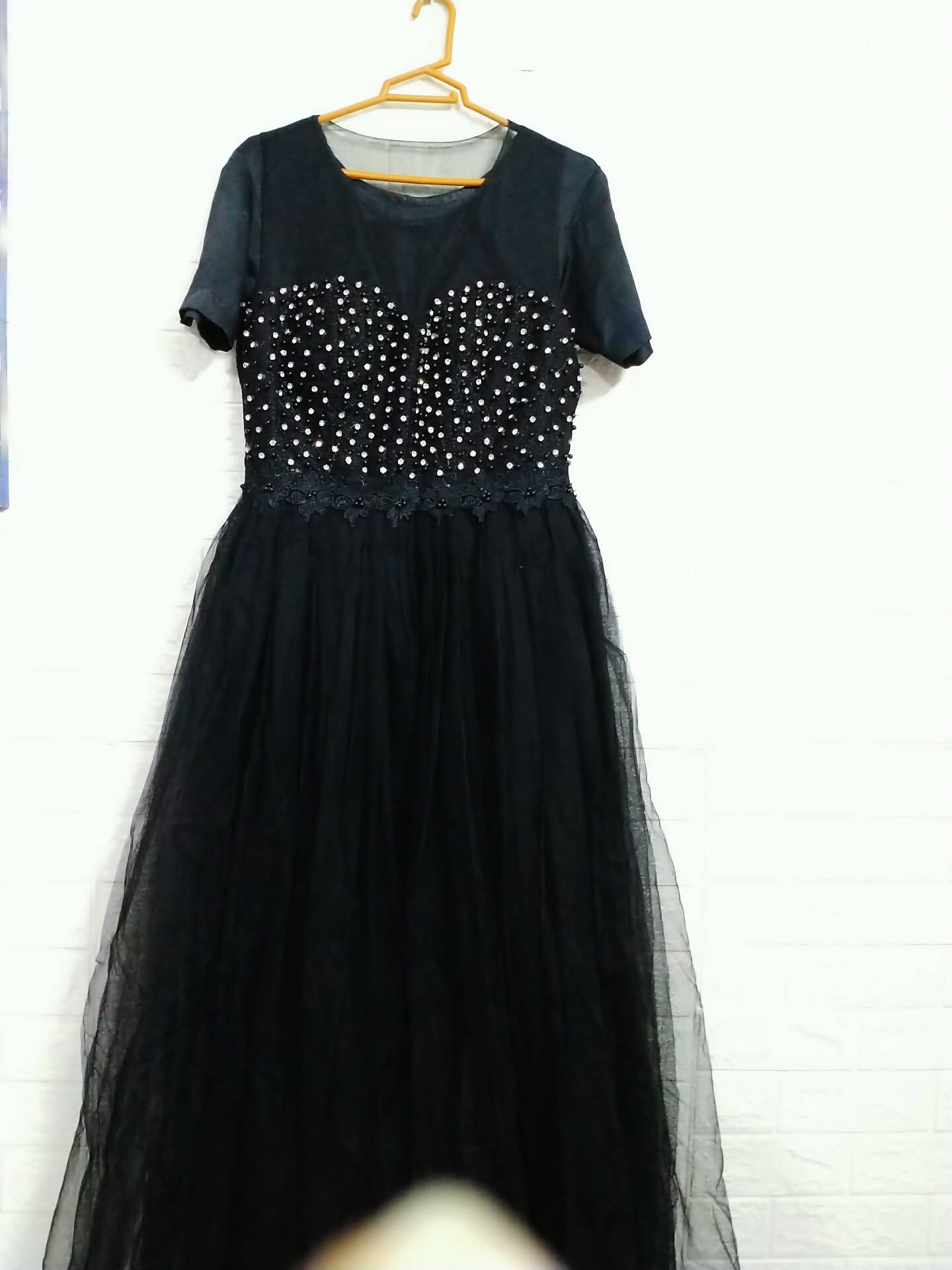 Black maxi (Size: S ) | Women Frocks & Maxis | Worn Once