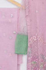 Cross Culture | Embroidered 3 PC Suit | Women Branded Formals | Medium | New
