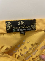 Hina Rathore | Yellow Kurta | Women Branded Kurta | Medium | Worn Once