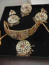 Noratan Choker Set with Tikka & Jhoomar | Women Jewelry | Worn Once