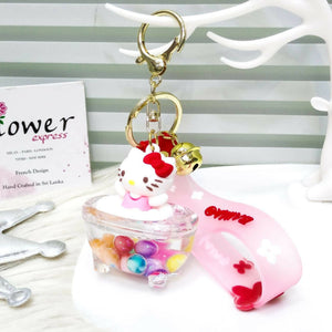 Acrylic l Water Jelly Fill Fancy Keychains l Stylish & Lovely l Imported Keychains l New l for kids