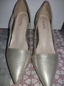 Heels | Gold Pumps| Women Shoes | Worn Once