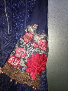 Beautiful Blue Suit | Women Locally Made Formals | Small | Preloved