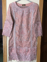 ZME Fashion | 2 Pc Embroidered Dress | Women Branded Formals | Small | New