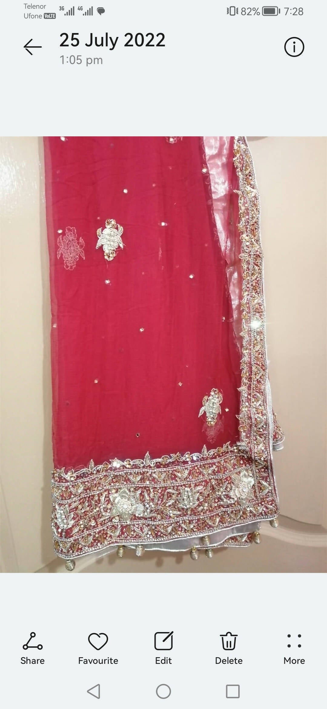 Beautiful Red Barat Suit | Women Bridals | Medium | Worn Once