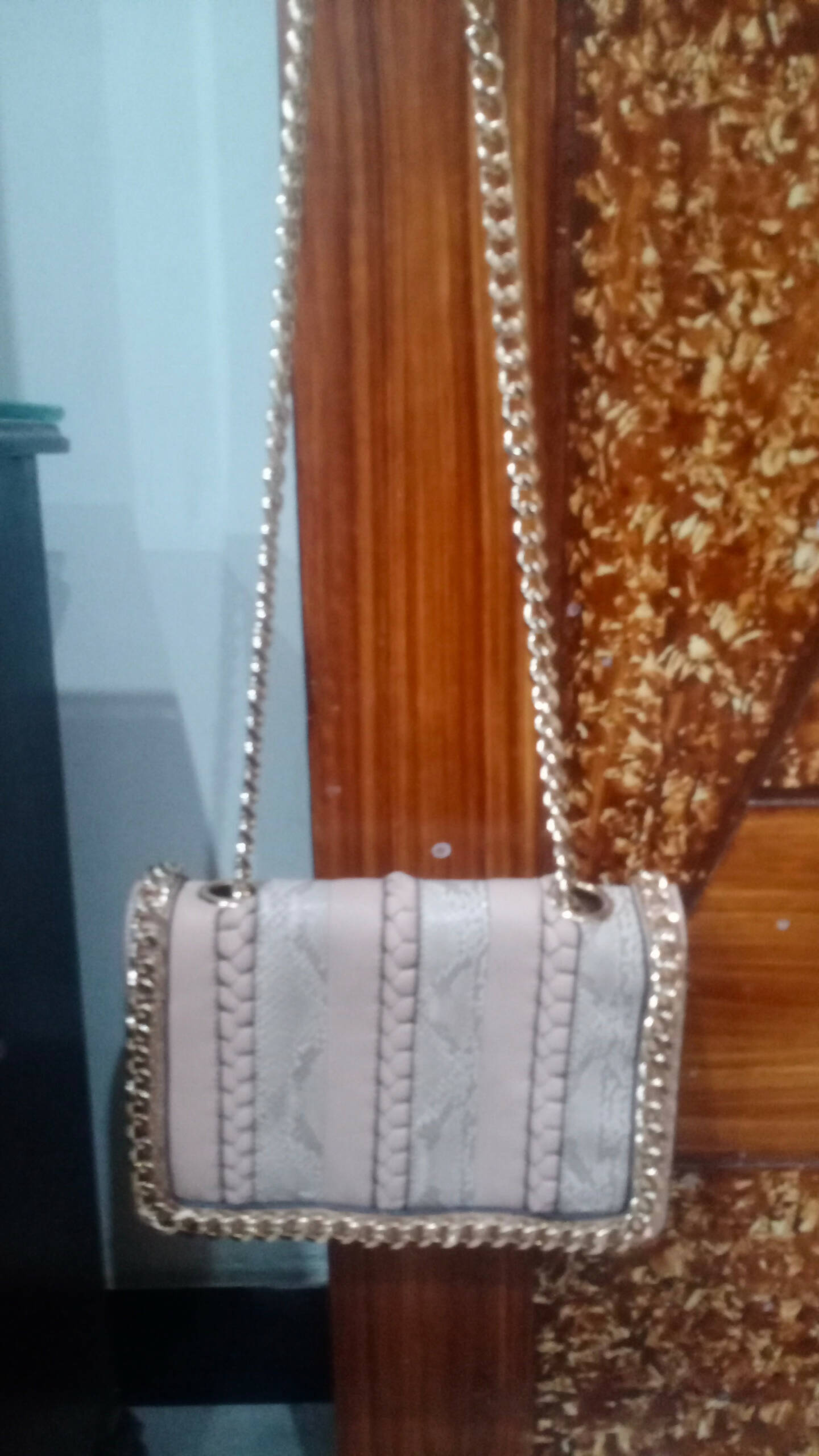 Pink Hand Bag With Chain | Women Bags | New