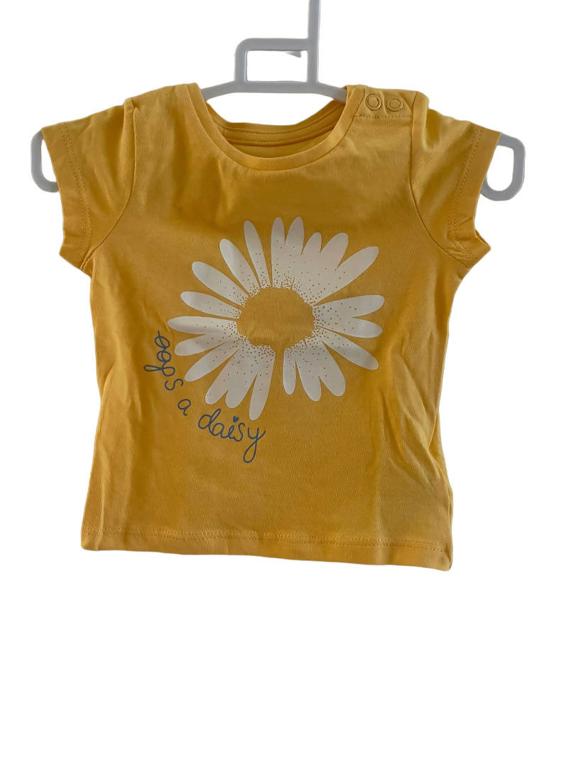 Flower Yellow Shirt | Girls Tops & Shirts | Brand New