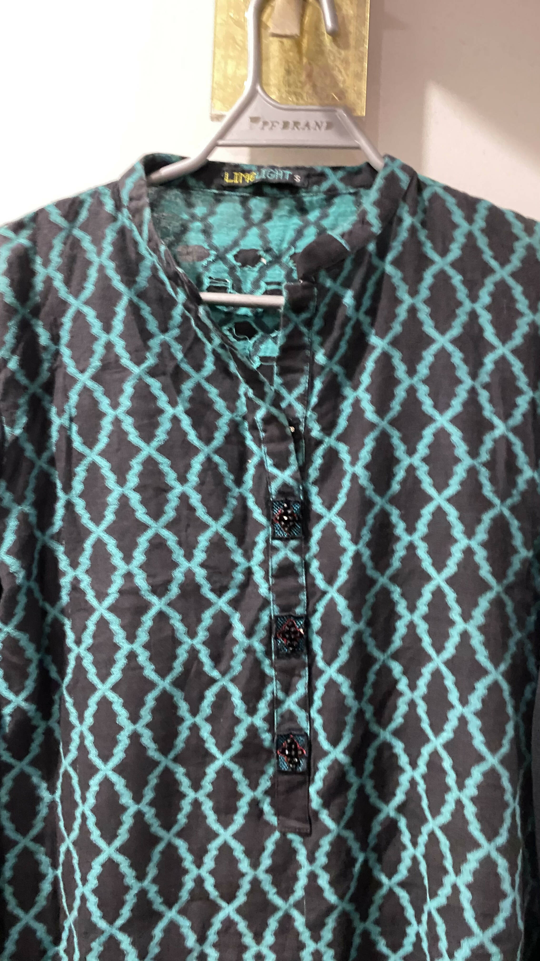 Limelight | Jacquard Semi Formal Kurta | Women Branded Kurta | Small | Preloved