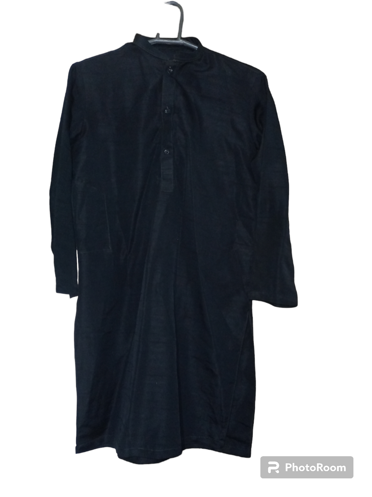 Black Raw Silk Kurta Shalwar | Boy's Shalwar Kameez | Size :8 to 11 years| Worn Once