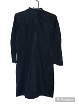 Black Raw Silk Kurta Shalwar | Boy's Shalwar Kameez | Size :8 to 11 years| Worn Once