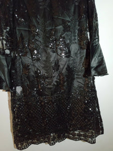 Black Embroidered Suit| Women Locally Made Formals | Medium | Preloved