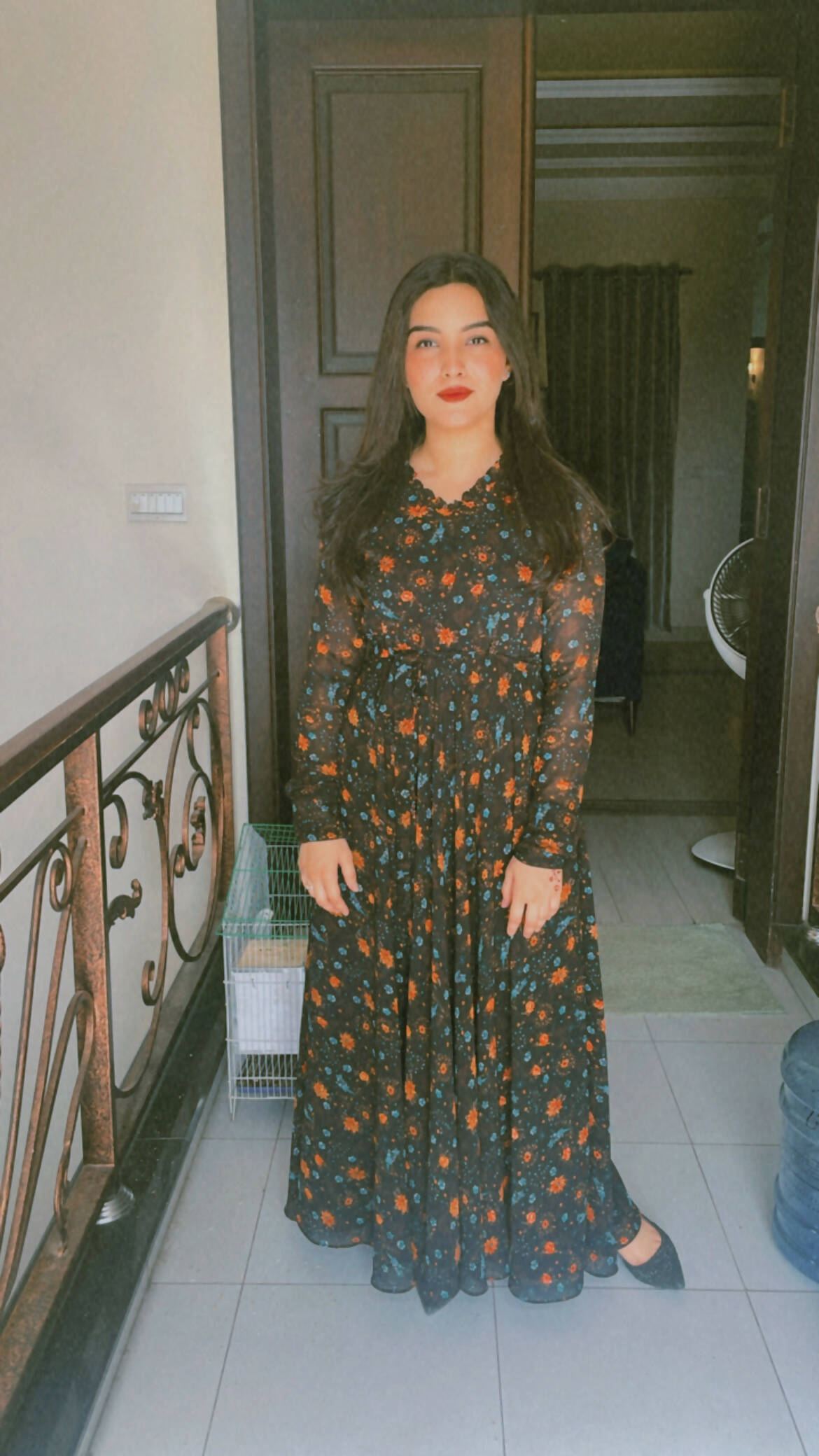 Black Maxi | Women Frocks & Maxis | Medium | Preloved