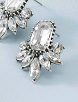 Shein | 1 Pair Gem Stone Decor Hoop Earrings | Women Jewelry | Brand New