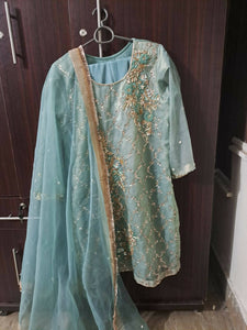 Fully Embroidery Suit | Women Locally Made Formals | Medium | Worn Once