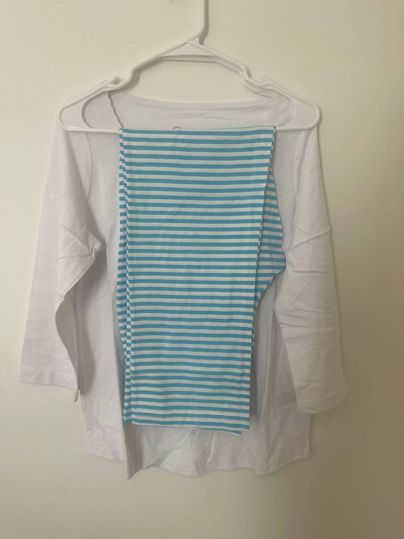 Zenith | White Blue PJ Sets (Size: Small, 8/10) | Women Loungewear & Sleepwear | Brand New