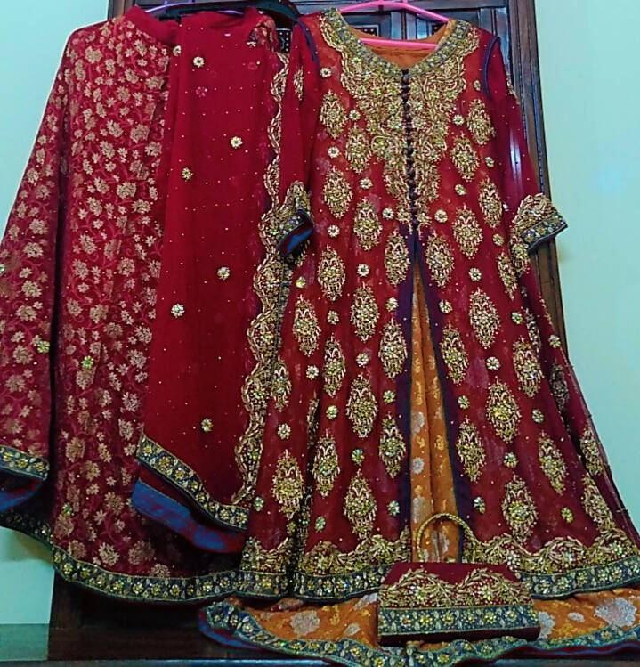Red Festive Barat lehnga | Women Bridals | Worn Once