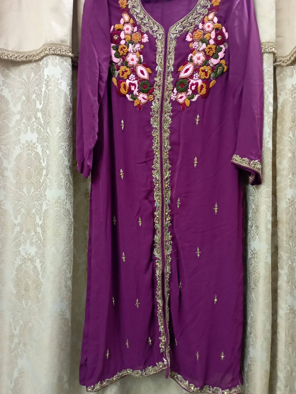 Purple Shirt Dupatta | Women Formals | Preloved
