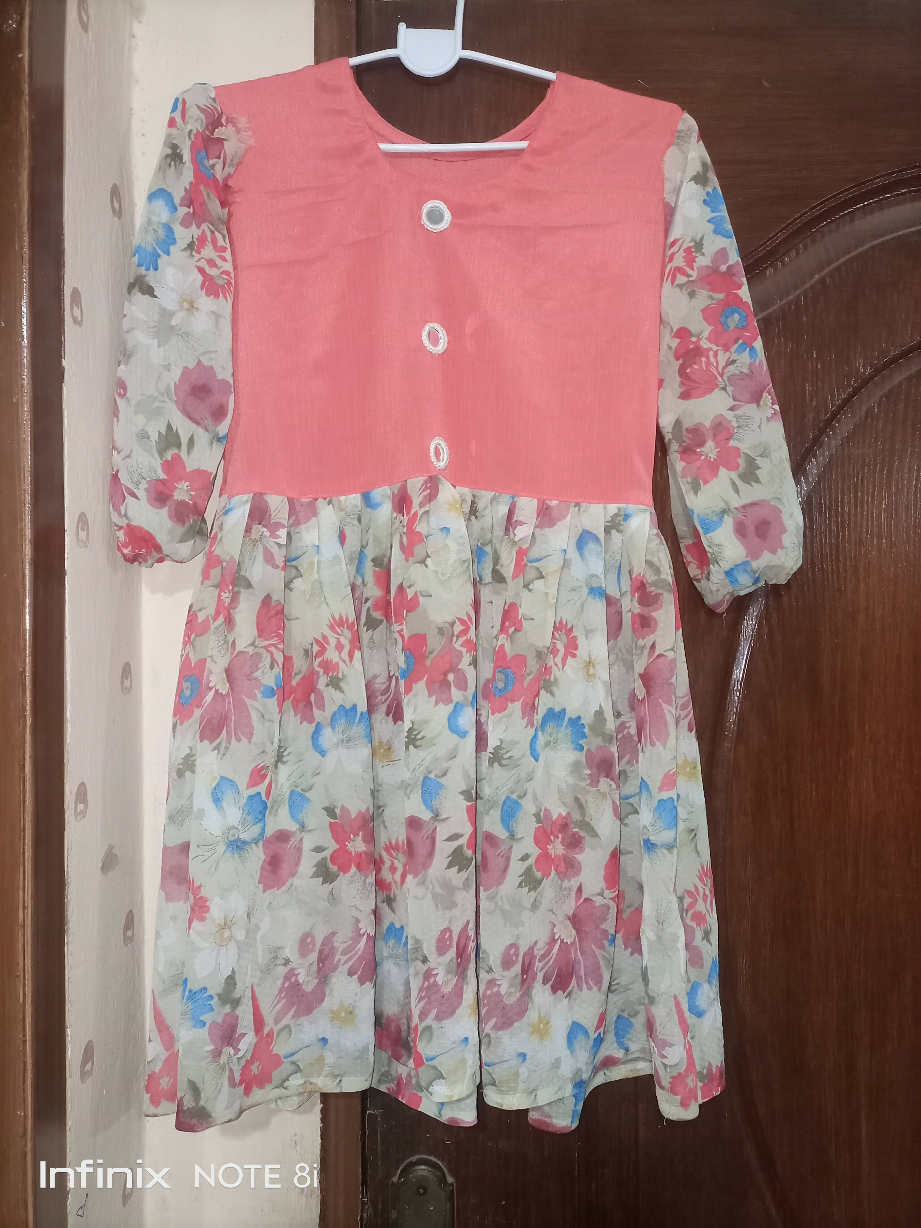 Chiffon frock (Size: S ) | Girls Skirt & Dresses | Worn Once