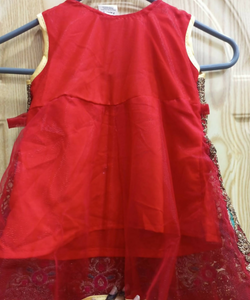 Red Fancy Girls Frok | Girls Skirts & Dresses | Size: 2 to 3 years Girls | Preloved