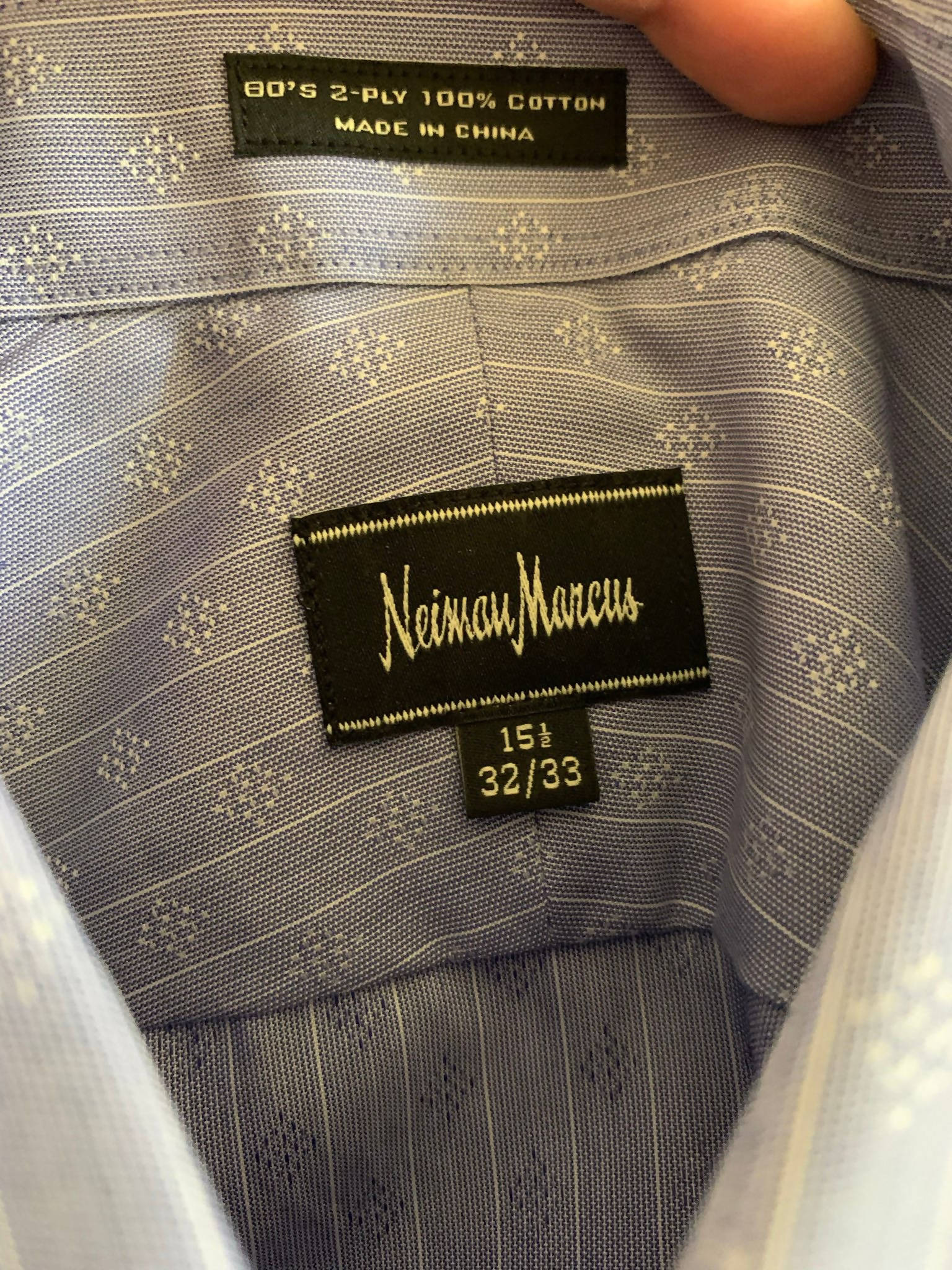 Neiman Marcus | Blue Button Down Shirt | Men T-Shirts & Shirts | Preloved