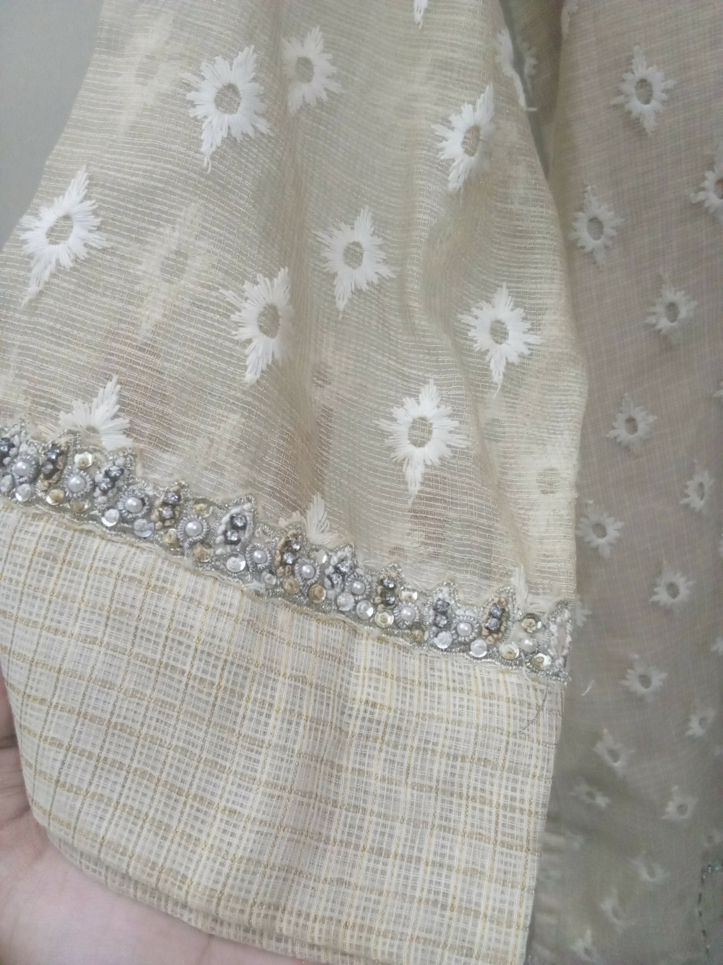 Alkaram | Embroidery and lightly hand work Kurti (Size: S ) | Women Branded Kurta | Preloved
