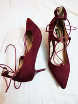 Oxygen | Maroon Heels | Women Shoes | Size: 38 | Worn Once