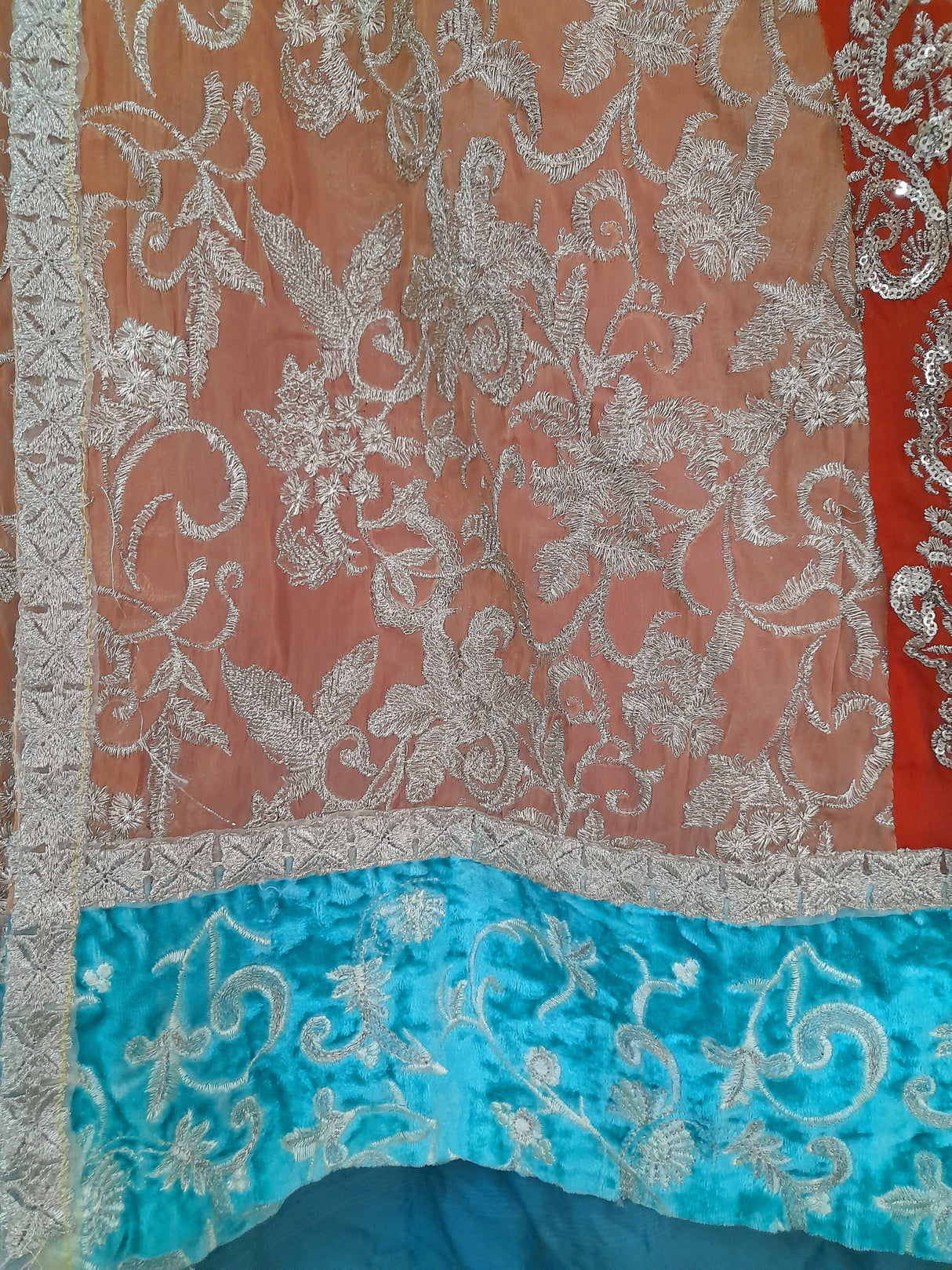 Fully Embroidered 4 PC Formals | Women Frocks & Maxis | Small | Worn Once