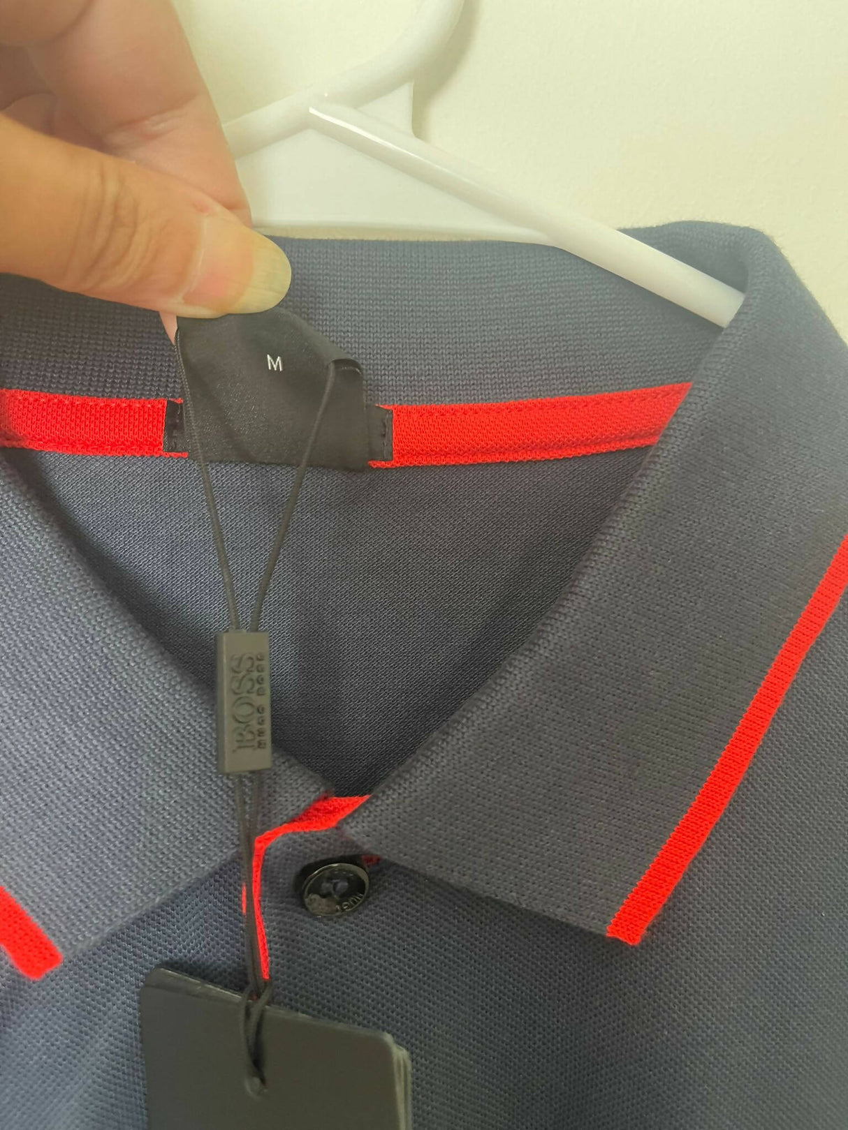 باس | بلیو پولو شرٹ (میڈیم) باس | مردوں کی ٹی شرٹس اور شرٹس | بالکل نیا