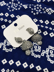 Silver zircon earrings | Women Jewellery | Brand New