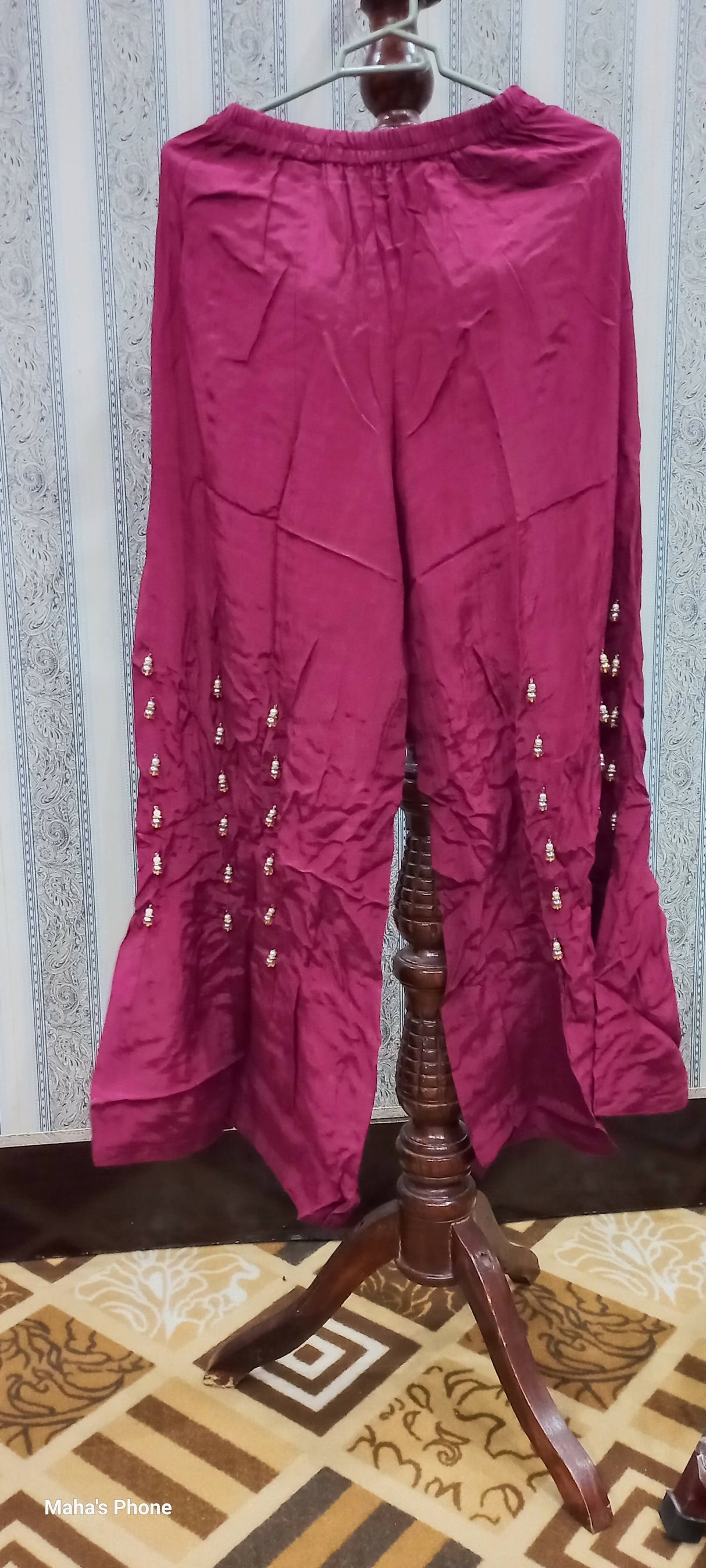 Elegant Maroon Suit | Women Locally Made Formals | Medium | Preloved