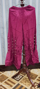 Elegant Maroon Dress | Four Piece Dress | Ghararas, Shararas & Lehangas | Medium | Preloved