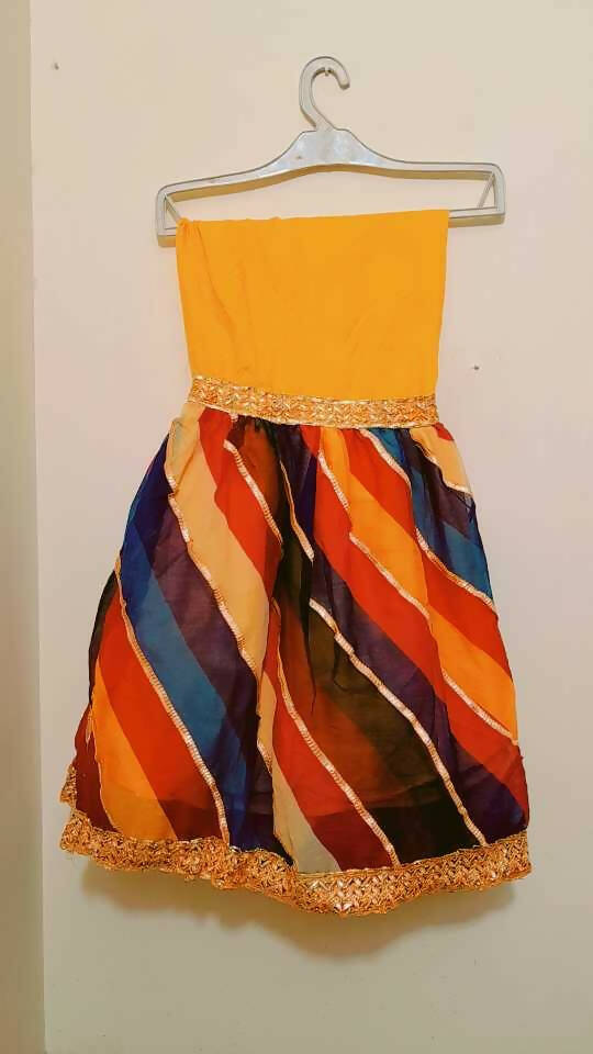 Stylish Yellow Gharara Suit | Women Locally Made Formals | XLarge | Worn Once