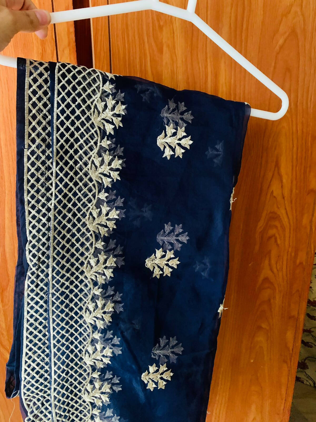 Embroidered  Organza Suit | Women Locally Made Formals | Medium | New