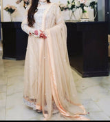 Beautiful Embroidered Maxi | Women Frocks & Maxis | Medium | Worn Once