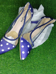 Borjan | Blue Heels | Women Shoes | Size: 39 | New