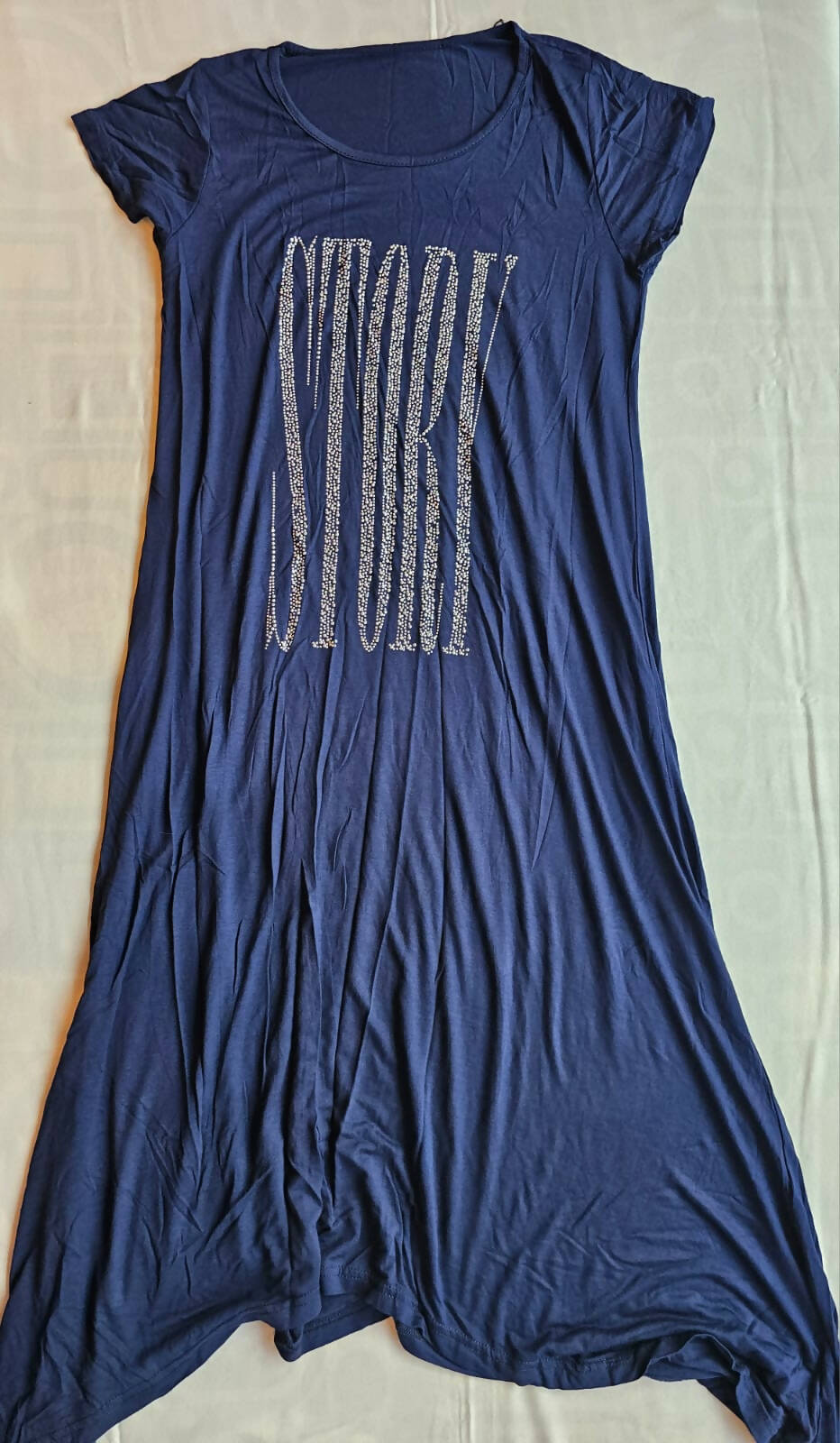 Navy Blue Midi Dress
