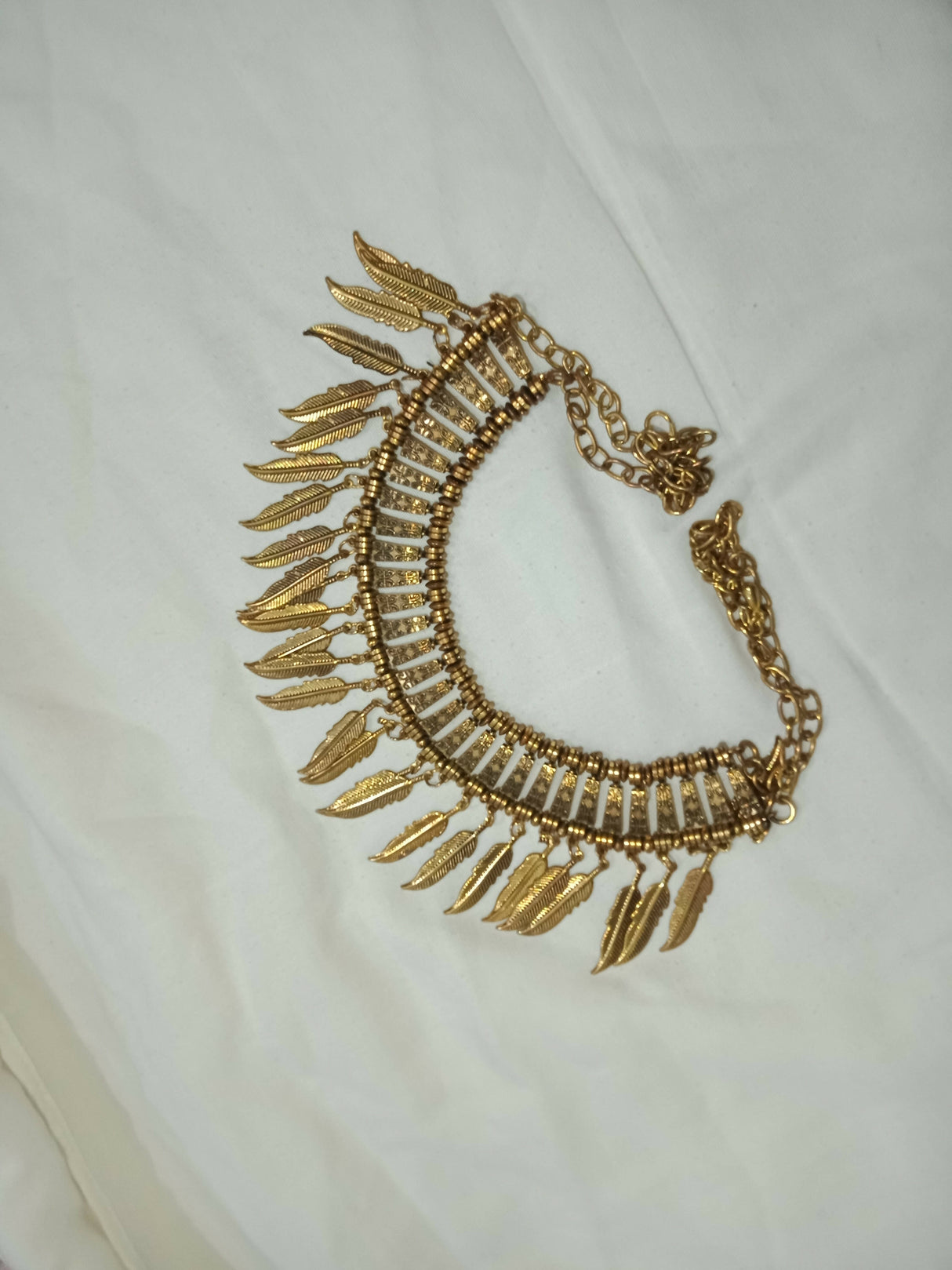 Golden Choker Necklace | Women Jewelry | Worn Once