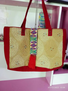 Ideas | Red Tote Bag | Women Bags | Brand New with Tag